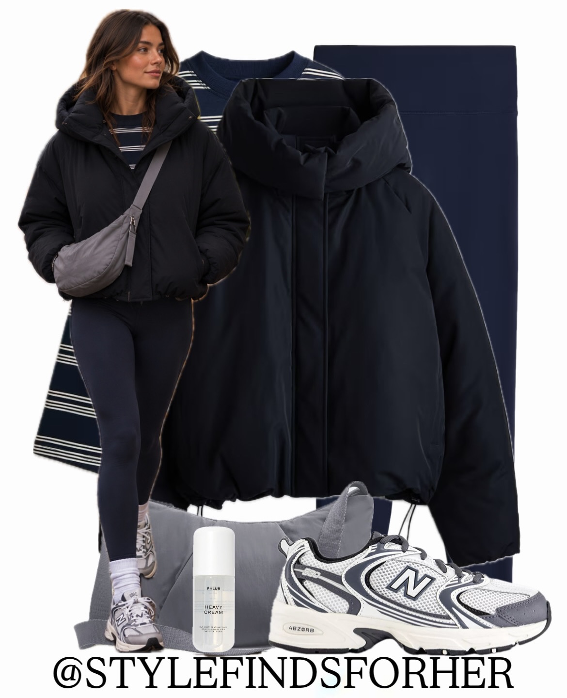 Dark Puffers and Navy Stripes: A Practical Formula for Everyday Layers